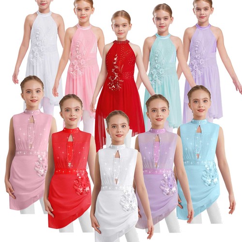 Mädchen eiskunstlaufkleid - mädchen,