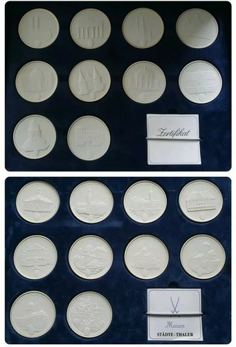 Meissen porzellan taler - meissen,