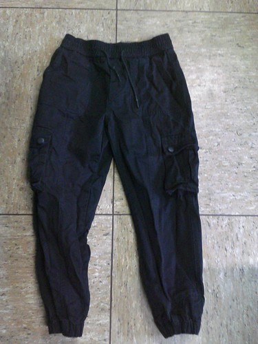 Jungenhose schwarz cargo - jungenhose,