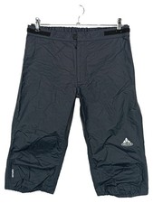 VAUDE Outdoorhose Herren S 46 Schwarz Wanderhose Regenhose 3/4 Polyamid