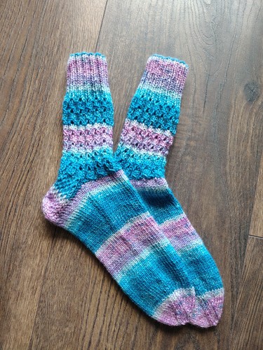 Wollsocken handgestrickt - wollsocken, gr