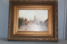 Ölgemälde auf Holz 1820-1880 Signiert.