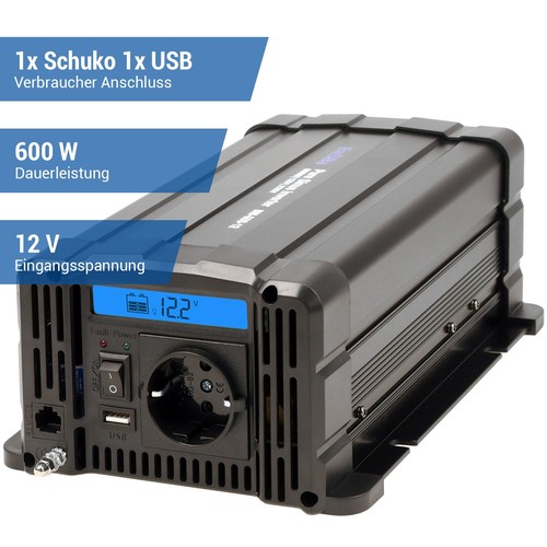 Wechselrichter 600w 1200w - wechselrichter, 600w/1200w
