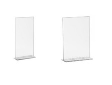 T Ständer Hochformat A3 A4 A5 A6 DL Aufsteller Prospektständer Flyer Acryl-glas