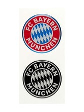 FC Bayern München Aufkleber Sticker Logo 3D 2er Set offizielles Lizenzprodukt