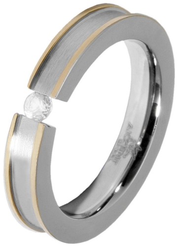 Edelstahl ring damen partner - ring,