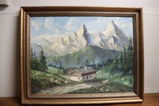 ALTES ÖLBILD  WATZMANN