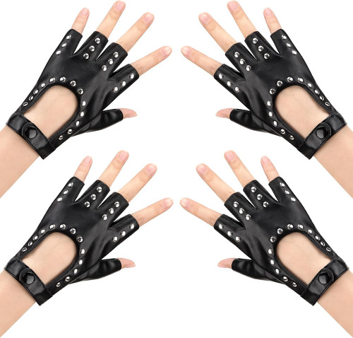 Paar punk handschuhe - 2,