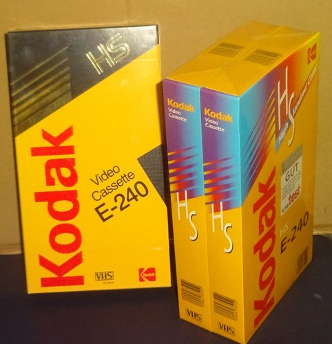Sealed vhs videokassette - 3x,