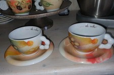2 Cappuccinotassen mit