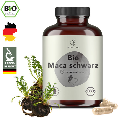 Bionutra bio maca - maca, schwarz