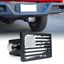 Black Trailer Tow Hitch Cover