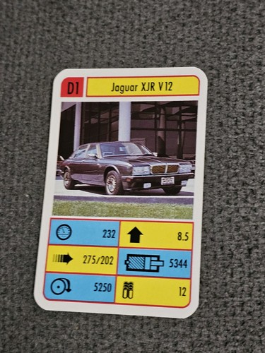Jaguar xjr einzelkarte - -,