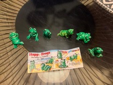 Komplettsatz  6 Frösche und 1