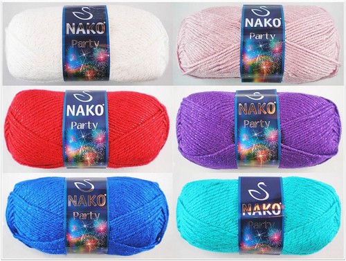 100g nako party effektgarn - nako,