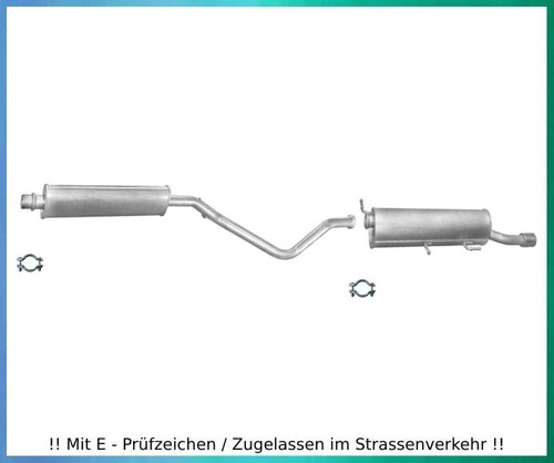Auspuffanlage für peugeot 307 - auspuffanlage,
