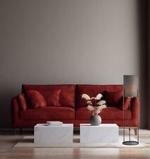 STEHLAMPE STEHLEUCHTE LAMPE LEUCHTE STOFF GOLDFARBEN MESSE