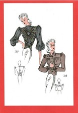 2 Mode-Zeichnungen „Wiener