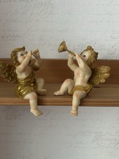 2 Nostalgie Weihnachtsengel Kantenhocker Weihnachtsdeko