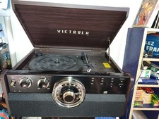 MUSIC CENTER BLUETOOTH VICTROLA DREHMASCHINE RADIO CD FUNKTIONIERT (K7 HS)