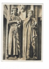 M1037 AK Naumburg Uta und Ekkehard Westchor des Domes ungelaufen ca. 1960