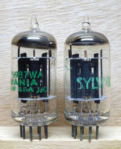 Pair sylvania 5687wa - pair:, e182cc