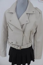 schöne Lederjacke Kunstleder