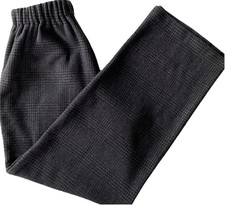 Damen Hose Gr.40/42 Neu 100%Wolle Dunkelgrau Warm Weich Winter