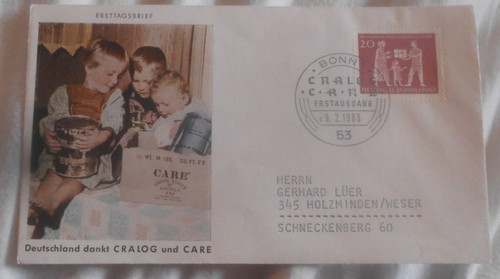 Bund fdc 390 - fdc, mi.-nr.