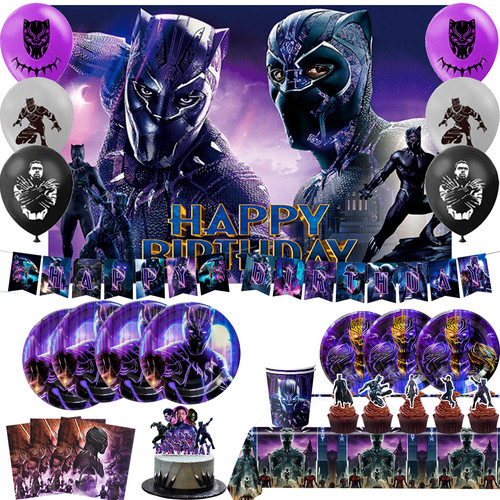 Black panther geburtstags - panther, deko