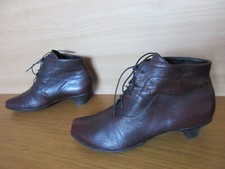 Think! Damen Schuhe Gr.39 Leder braun Schnürung gut Zustand