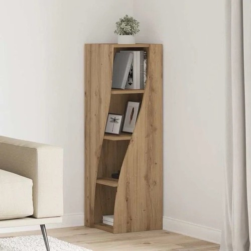 Eckregal aus holzwerkstoff - eckregal,