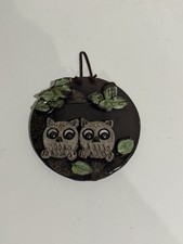 Wand Deko Bilder Eule 2 Stück