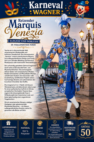 Marquis venezia herrenkostüm - venezia,