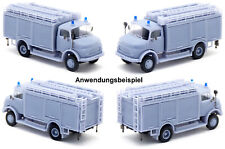 Mickon 10500 - MB LAF 1113 SW 2000 Tr Bund Feuerwehr - BAUSATZ - 1:87 H0