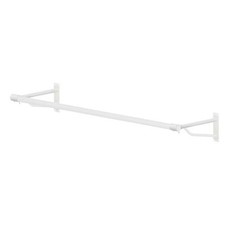 Wandmontage Kleiderstange Kleidungsstück Wandbehang Weiß Display Rohr Shops Heim