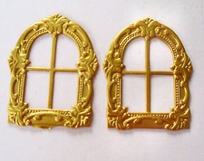 2 Wachsbilder 6,5x9 +++ FENSTER GOLD +++ Kerzenkunst Wachs QVC TBZ Jittenmeier