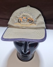Harley Davidson Motor Cycles Est 1903 Cap Kappe Mütze Gestickt Khaki Biker 