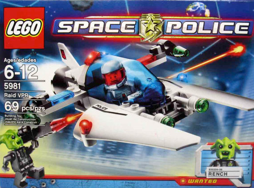 Lego space police raid - police,