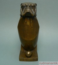 BRONZE DICKER HUND PAUL WUNDERLICH BULLDOGGE ARS MUNDI WVZ 341 limitiert 2/250