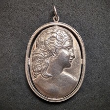 Jugendstil Anhänger Silber