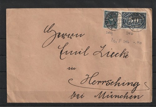 Deutsches reich infla brief - reich,