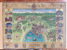 Ravensburger Puzzle, 1500 Teile. "Hogwarts Map" Harry Potter, ca. 80x60 cm