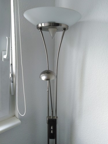 Stehlampe halogen silber - /, /