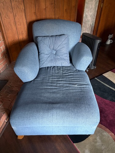 Chaise lounge chair color blue - chaise,
