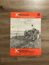 Orig. KONGSKILDE Eggen Landmaschinen Prospekt Brochure Farmall IHC Traktor E8