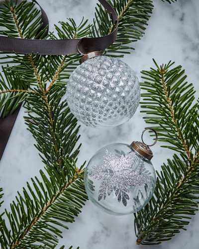 4er set weihnachtskugeln - weihnachtskugeln,