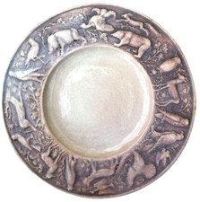 Antik Jagdlicher Wandteller