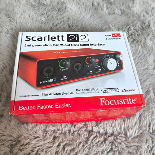Focusrite scarlett 2i2 2nd - focusrite, gen