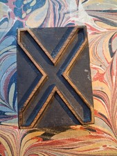 Großer Holz Buchdruck